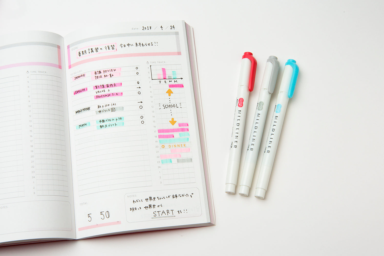 Zebra Mildliner T/h Wtk7- M Coral Pink