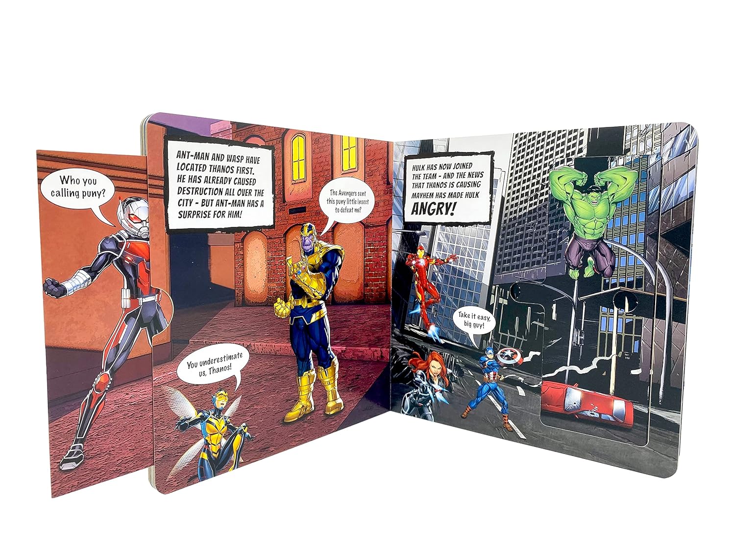 Marvel Avengers: Slide and Reveal (Activity Board Book)