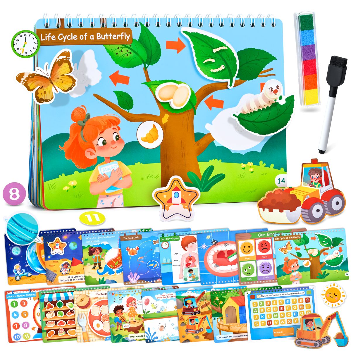 JOYCAT STEAM BUSY BOOK SERIES