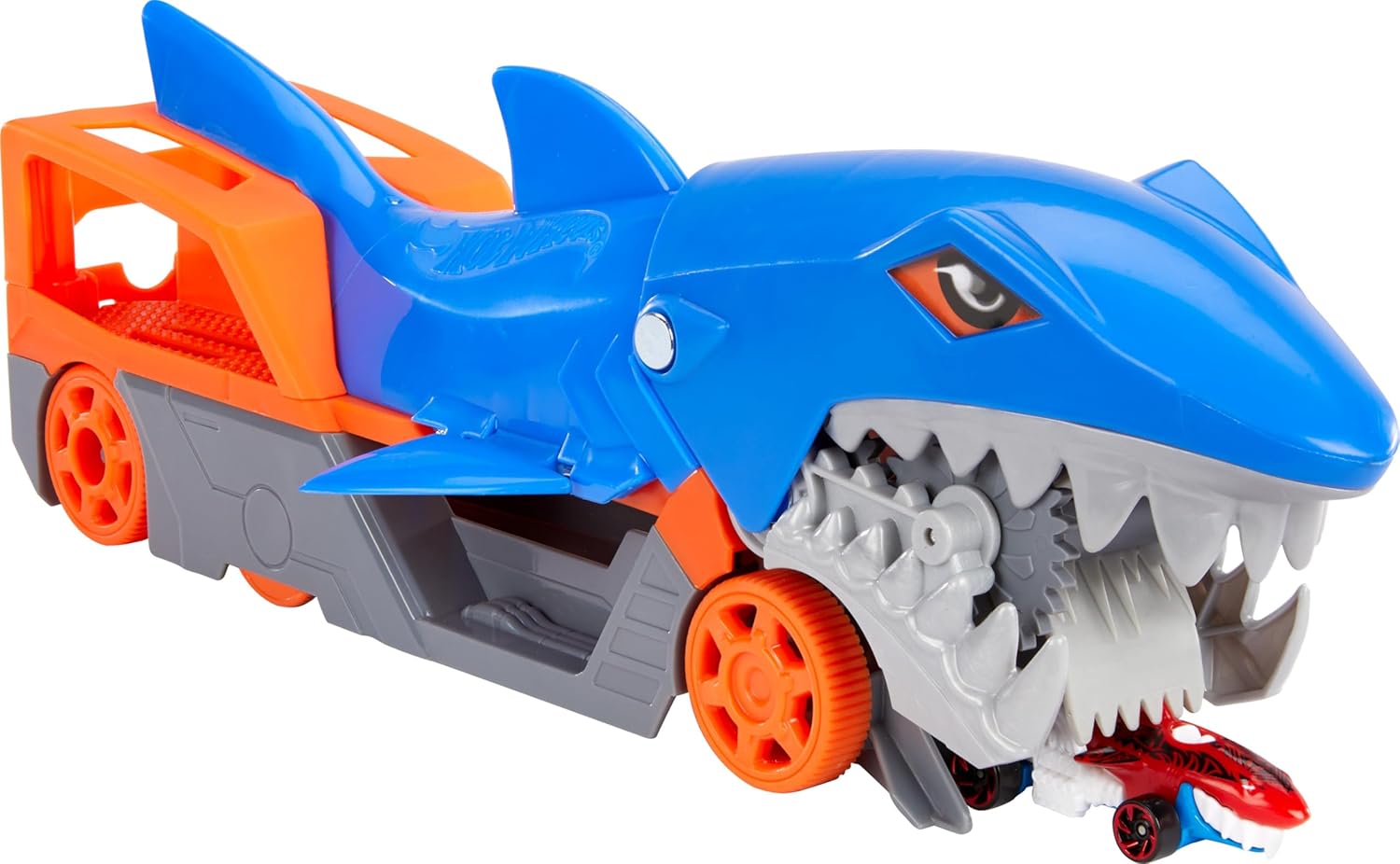 MATTEL HOT WHEELS SHARK CHOMP TRANSPORTER PLAYSET