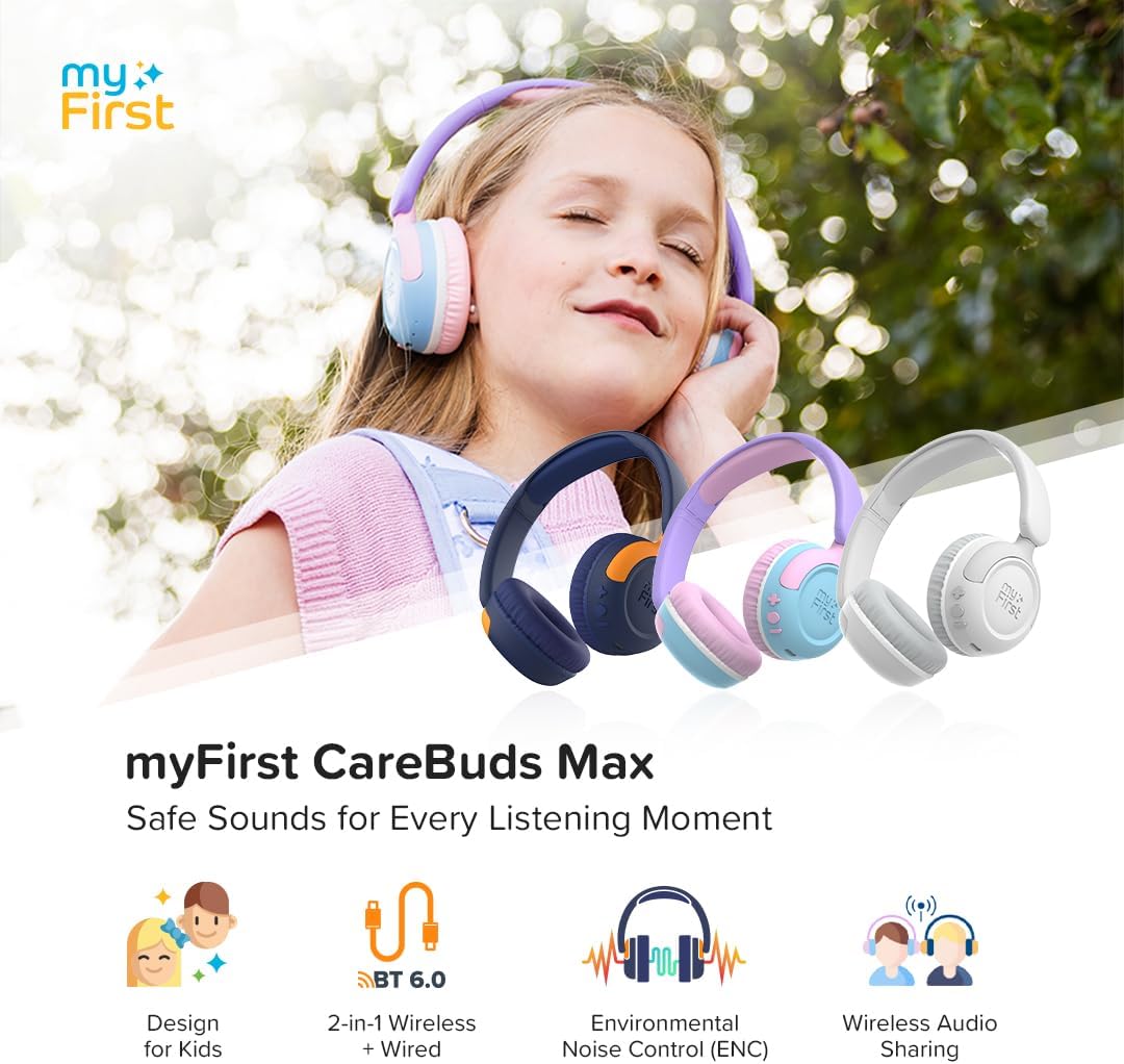 myFirst CareBuds Max (Cotton Candy)