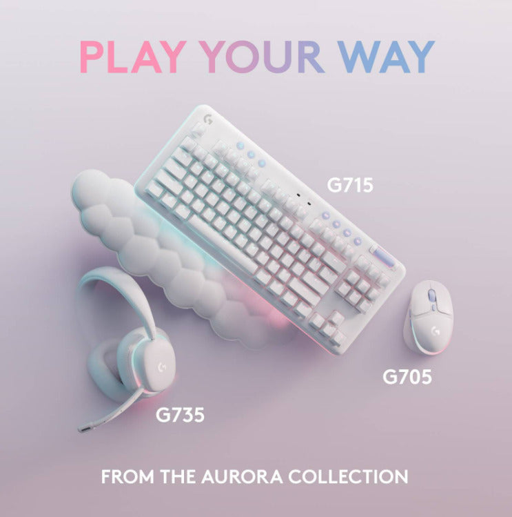 Logitech G735 Wireless RGB Gaming Headset (White)