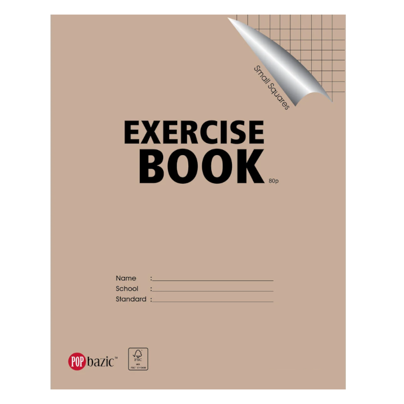 POP BAZIC F5 80P SMALL SQUARE -6PCS PACK