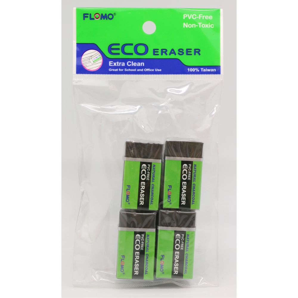 Flomo Eco Eraser Charcoal 4's