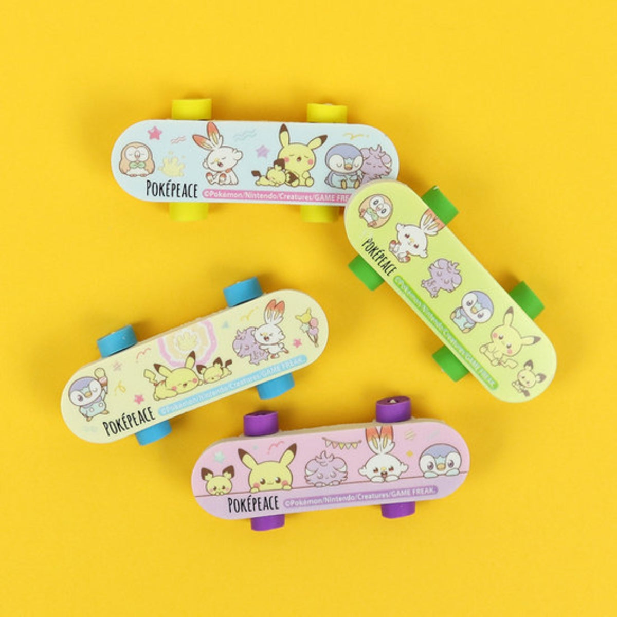 Pokémon Skateboard Eraser