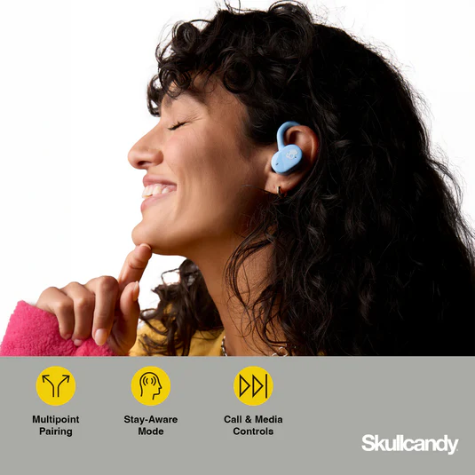 Skullcandy Push Play Active True Wireless Sport In-Ear Earbuds Preppy Summer