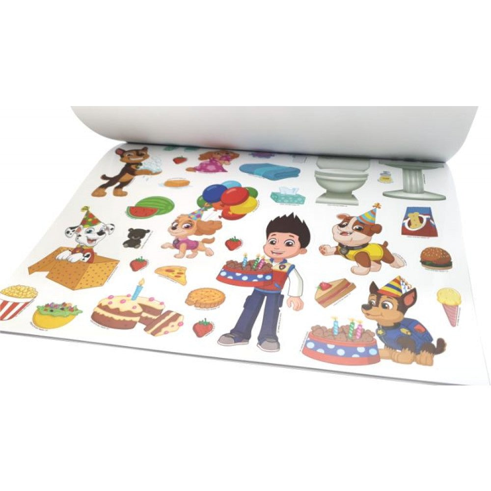 PAW PATROL ACTIVITY COLOURING BOOK WITH REUSABLE STICKERS AB-2