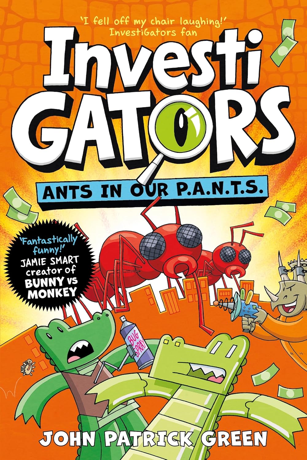 InvestiGators: Ants in Our P.A.N.T.S.: A Laugh-Out-Loud Comic Book Adventure! (International Edition)