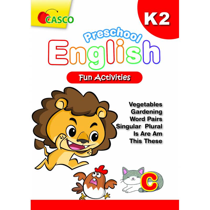 Preschool English Fun Activities K2 Book C