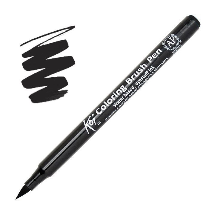 Koi Coloring Brush, Black