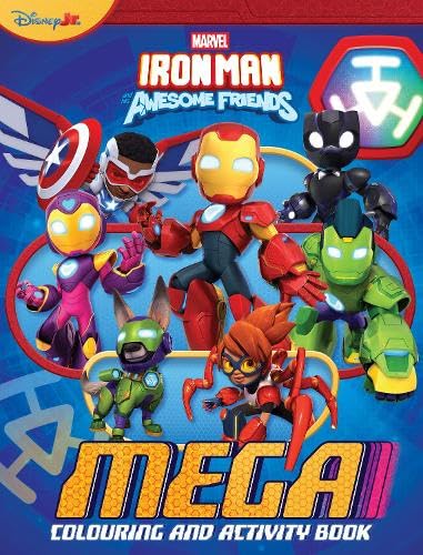 Iron Man and his Awesome Friends - Mega Colouring Book (Paperback)