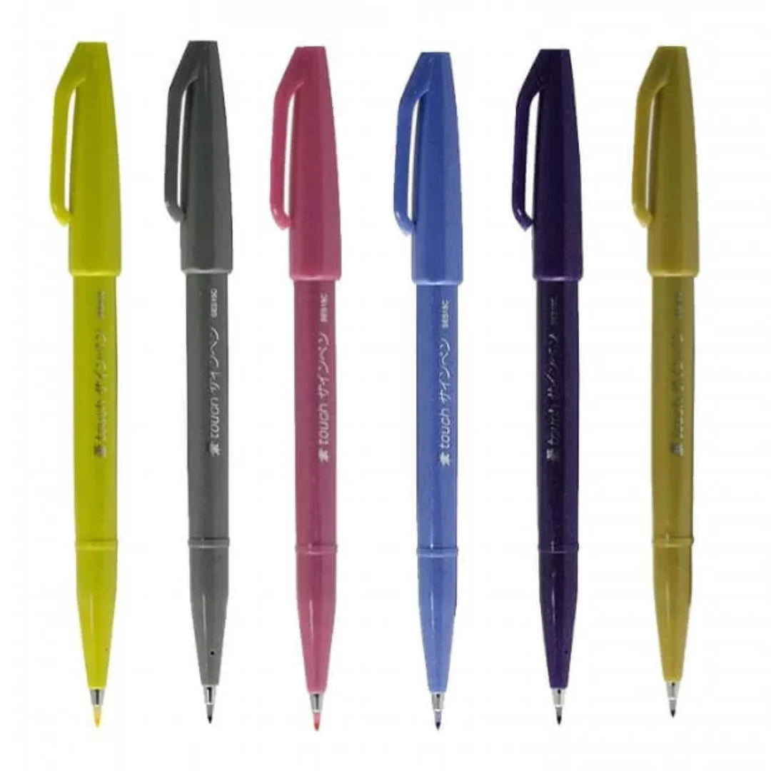 Pentel Brush Sign Pen - All 36 Colors (SES15C-36ST1/S)
