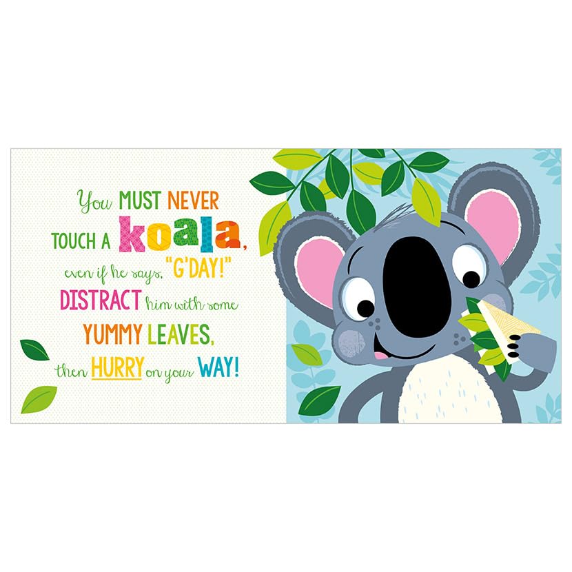 NEVER TOUCH A KOALA BOOK AND JIGSAW SET