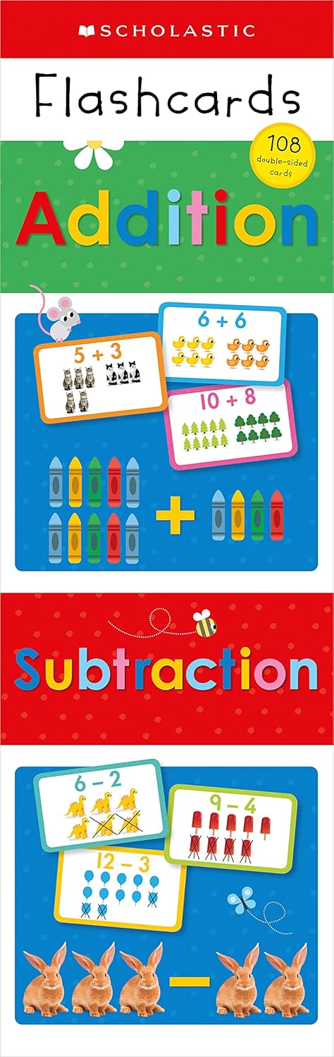 Addition & Subtraction Flashcard Double Pack: Scholastic Early Learners (Flashcards)