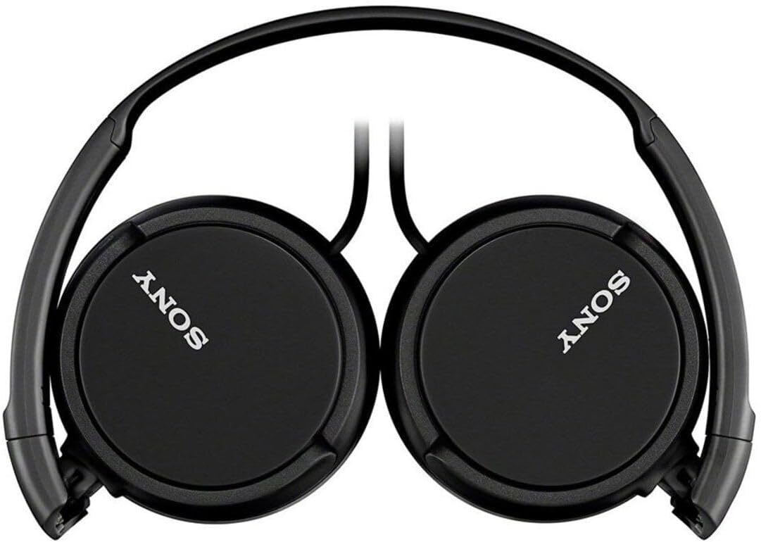 Sony MDR-ZX110 Foldable Wired Over-Ear Headphones without Mic Black