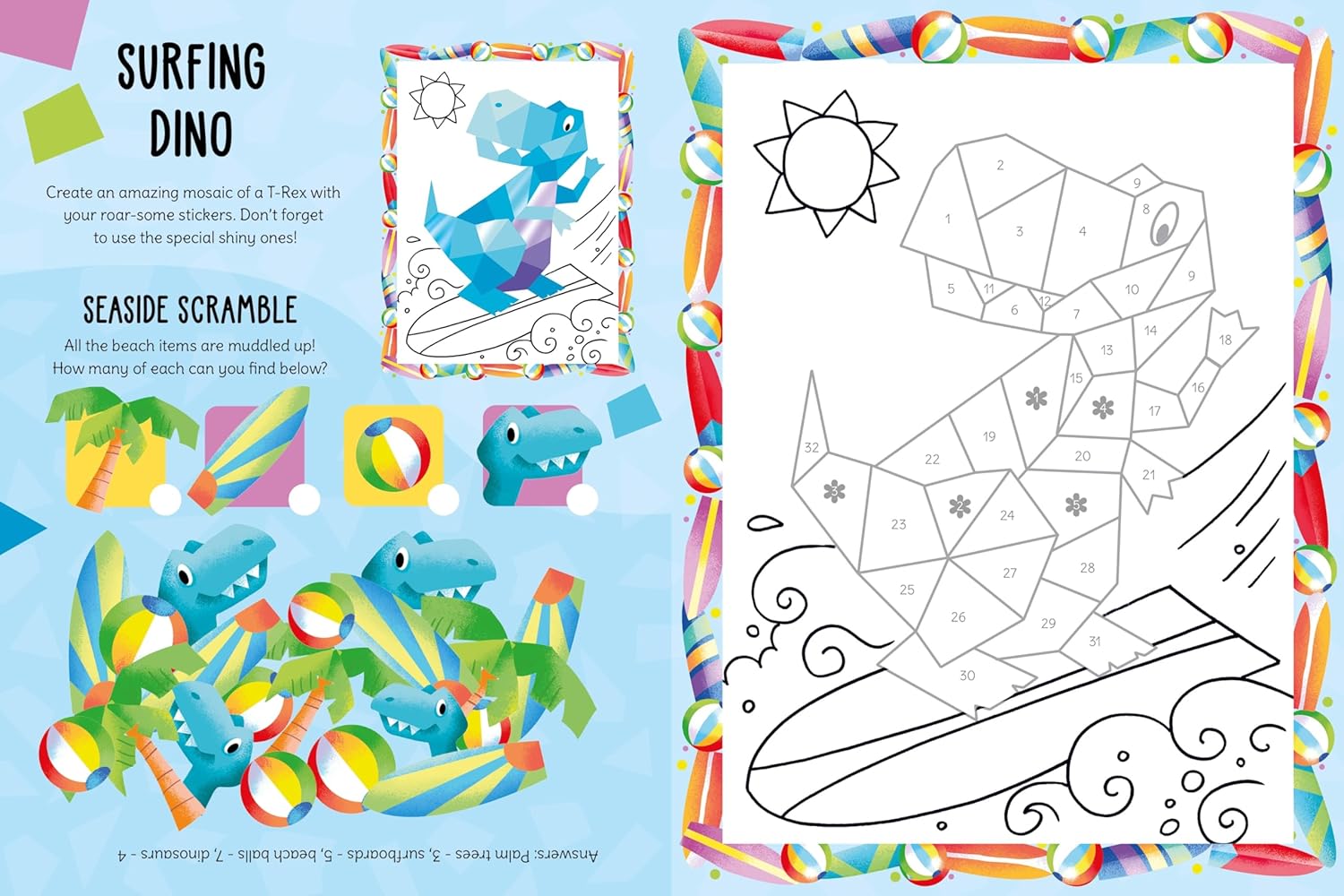 Amazing Shiny Sticker Art (Mosaic Sticker by Numbers) (Paperback)