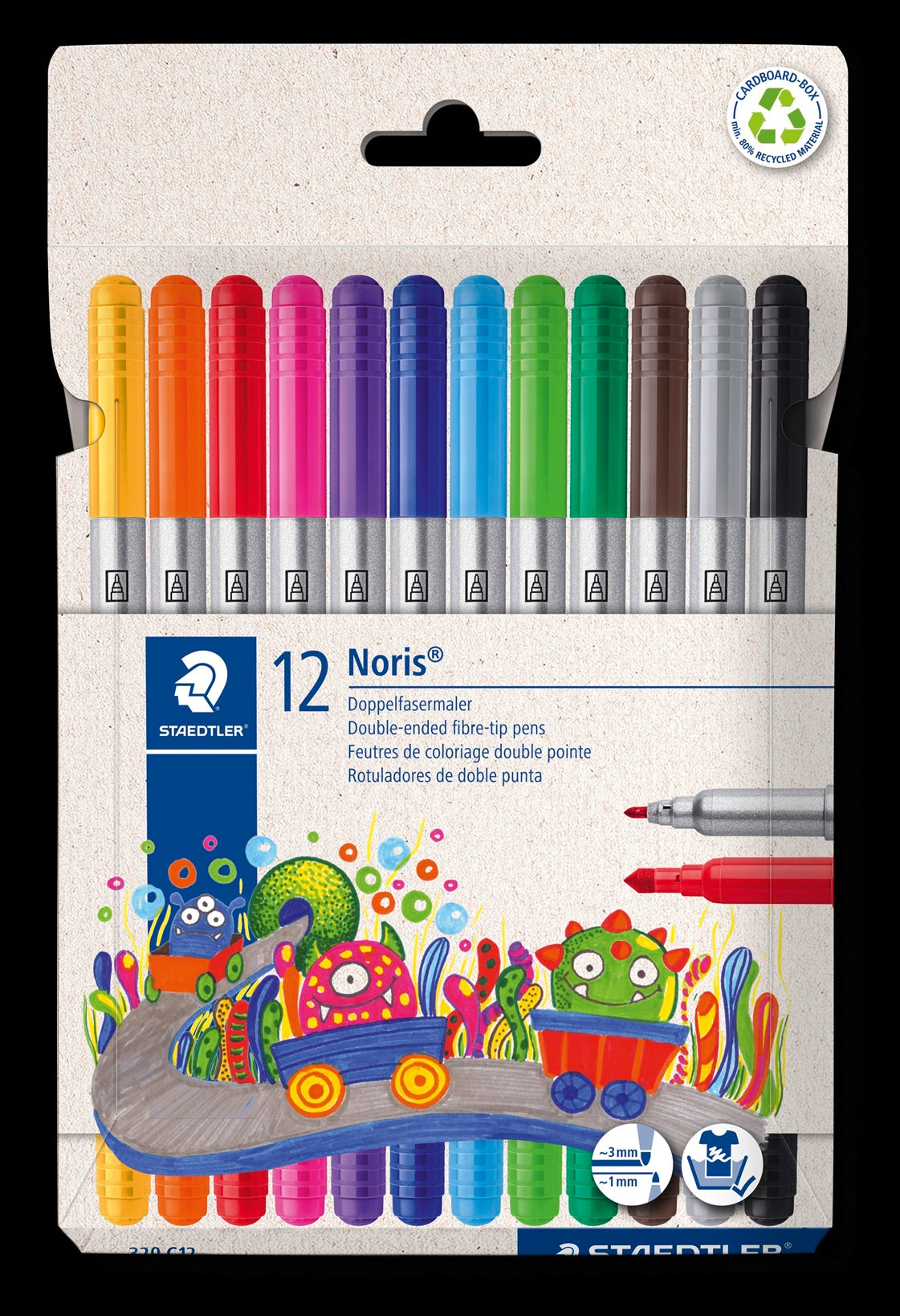 Staedtler Noris Double ended fibre-tip pen