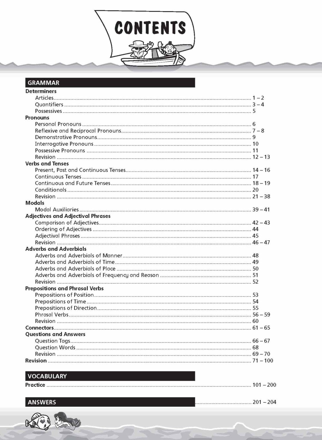 Primary 3 New English Grammar & Vocabulary Worksheet