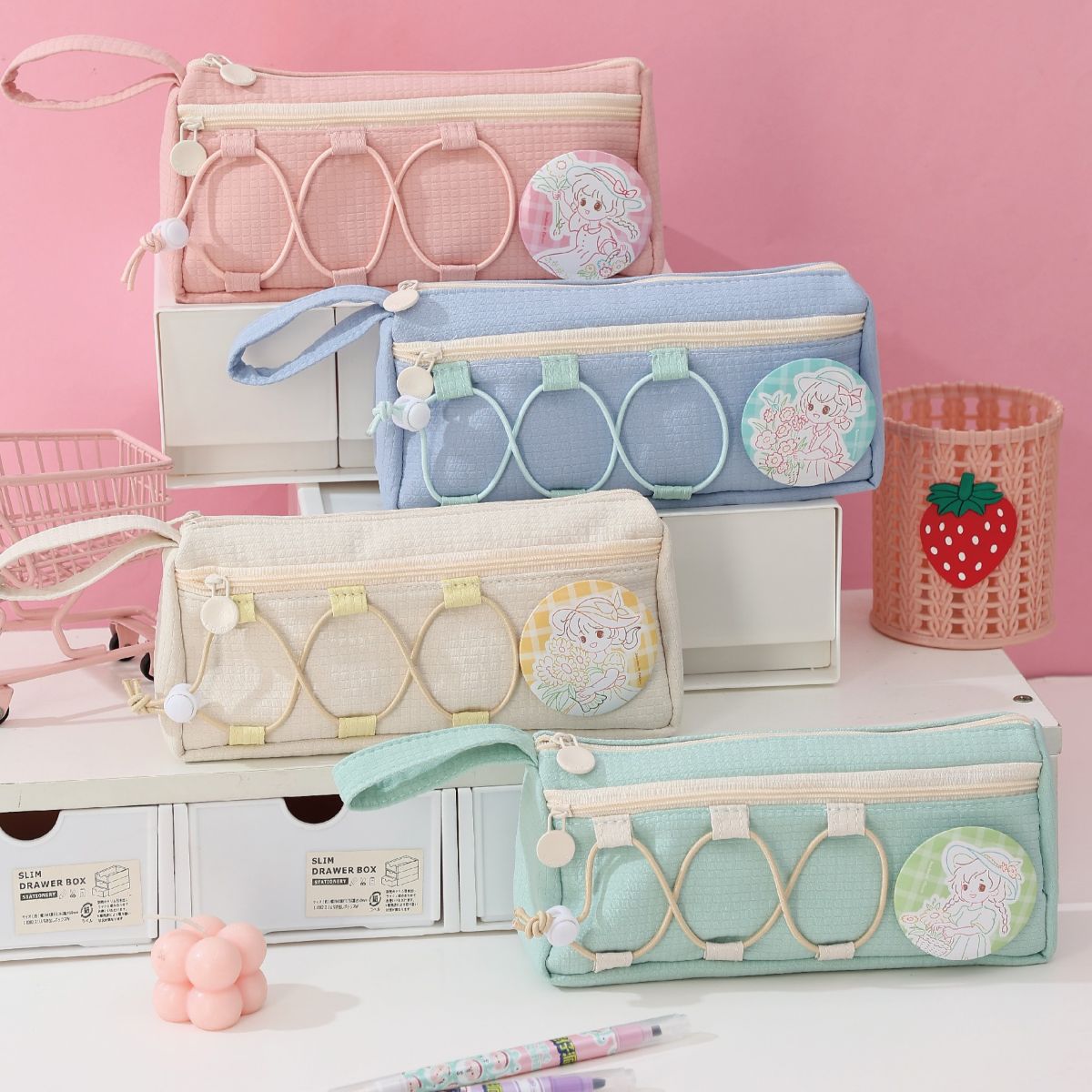 Gzpl Tome Pencil Bag Strap Girl 21*10*5