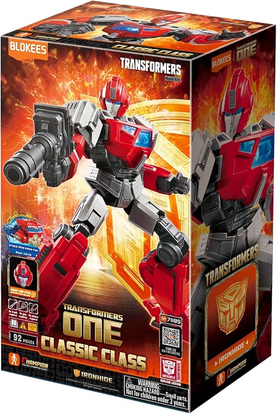 BLOKEES FIGURES TRANSFORMERS CLASSIC CLASS 19 TRANSFORMERS ONE IRONHIDE