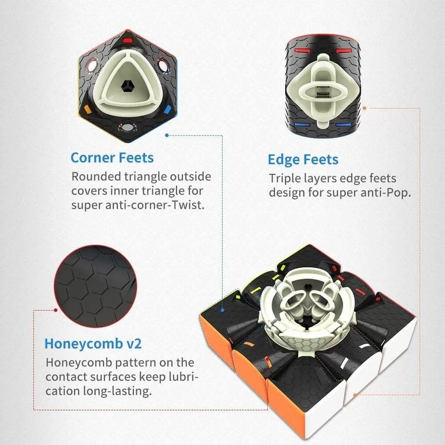 GAN 356 RS 3×3 Speed Cube (Clamshell)