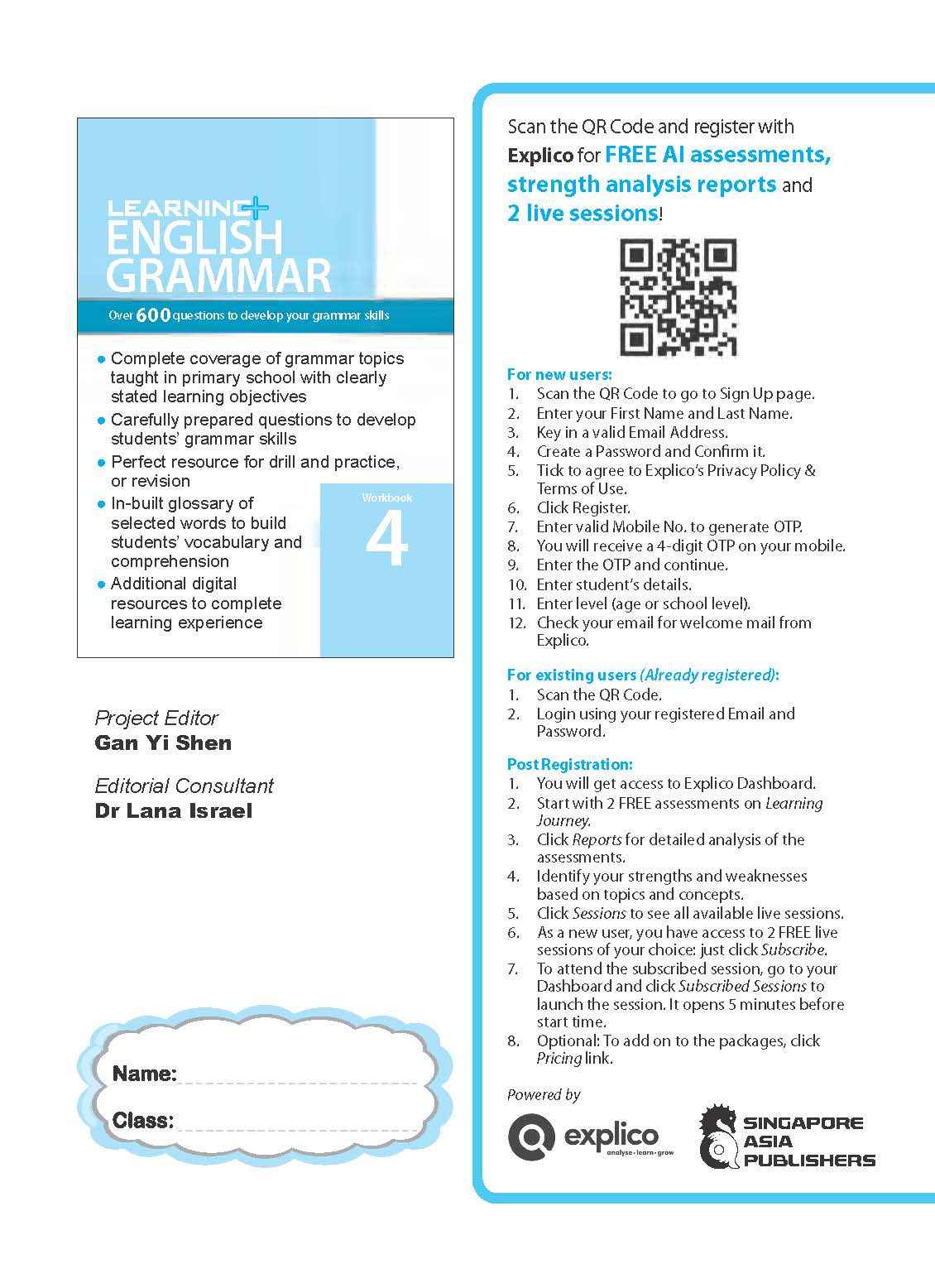 LEARNING+ English Grammar Workbook 4 – Popular Book Company Pte Ltd