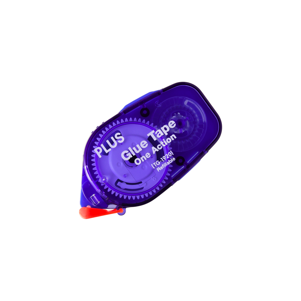 PLUS One Action Glue Tape Neon Color Series 8.4mm Blue