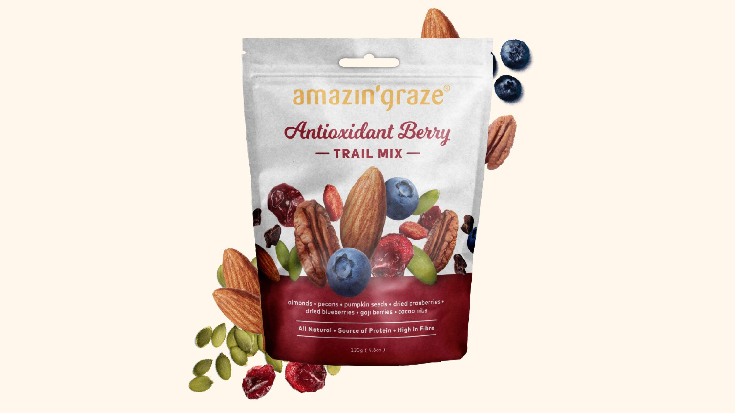 Amazin Graze Antioxidant Berry Trail Mix