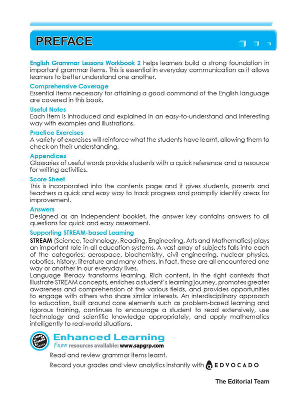 Primary 2 English Grammar Lessons Workbook 2 -2nd Edition