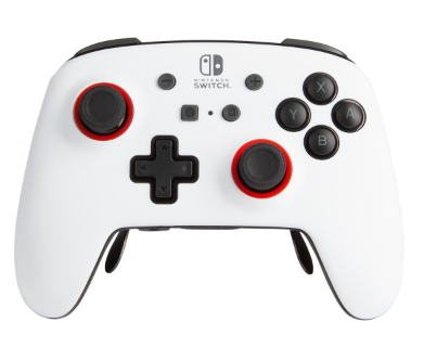 PowerA FUSION Pro Wireless Controller for Nintendo Switch, Switch OLED & Switch Lite - White/Black (Officially Licensed)