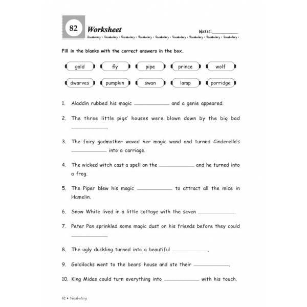 Primary 2 Grammar & Vocabulary