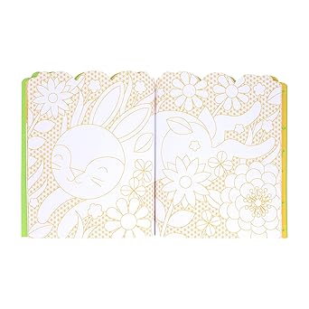 Bunnies Coloring Book + Stickers