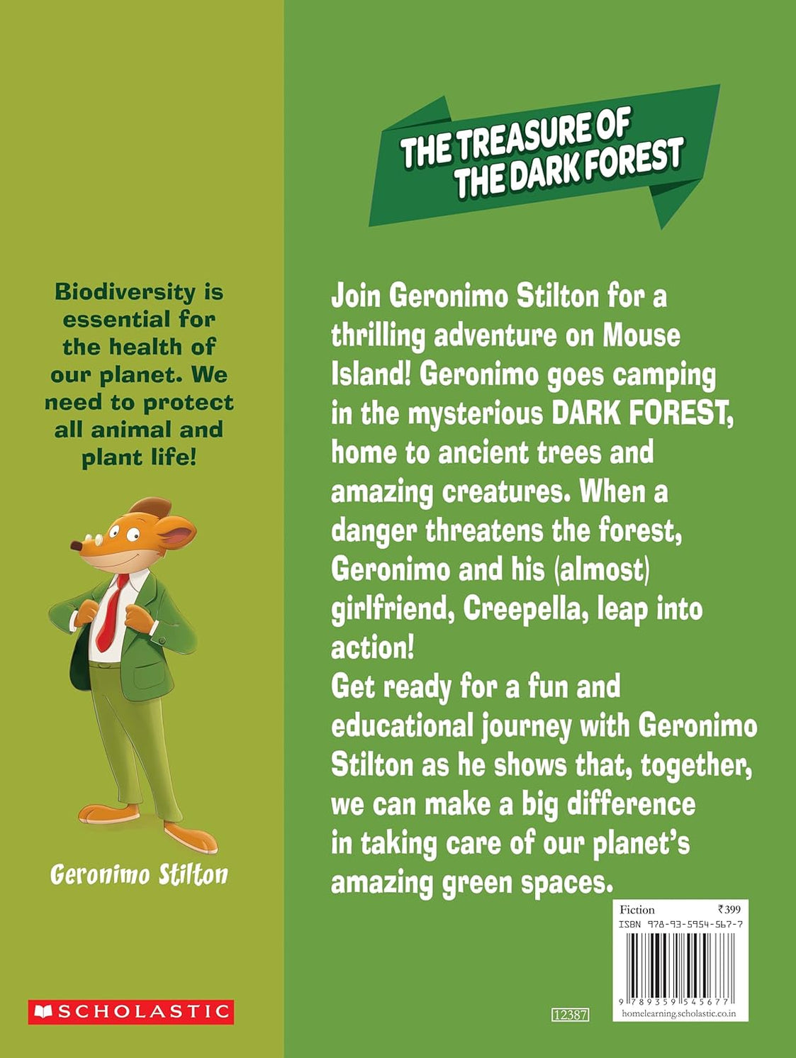 Geronimo Stilton Mice To The Rescue #02: The Treasure Of The Dark Forest