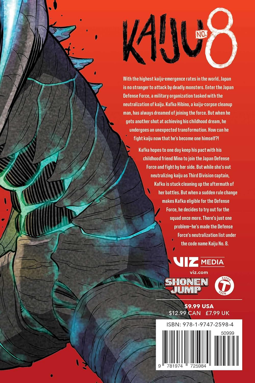 Kaiju No 8: Vol 01 (Manga)