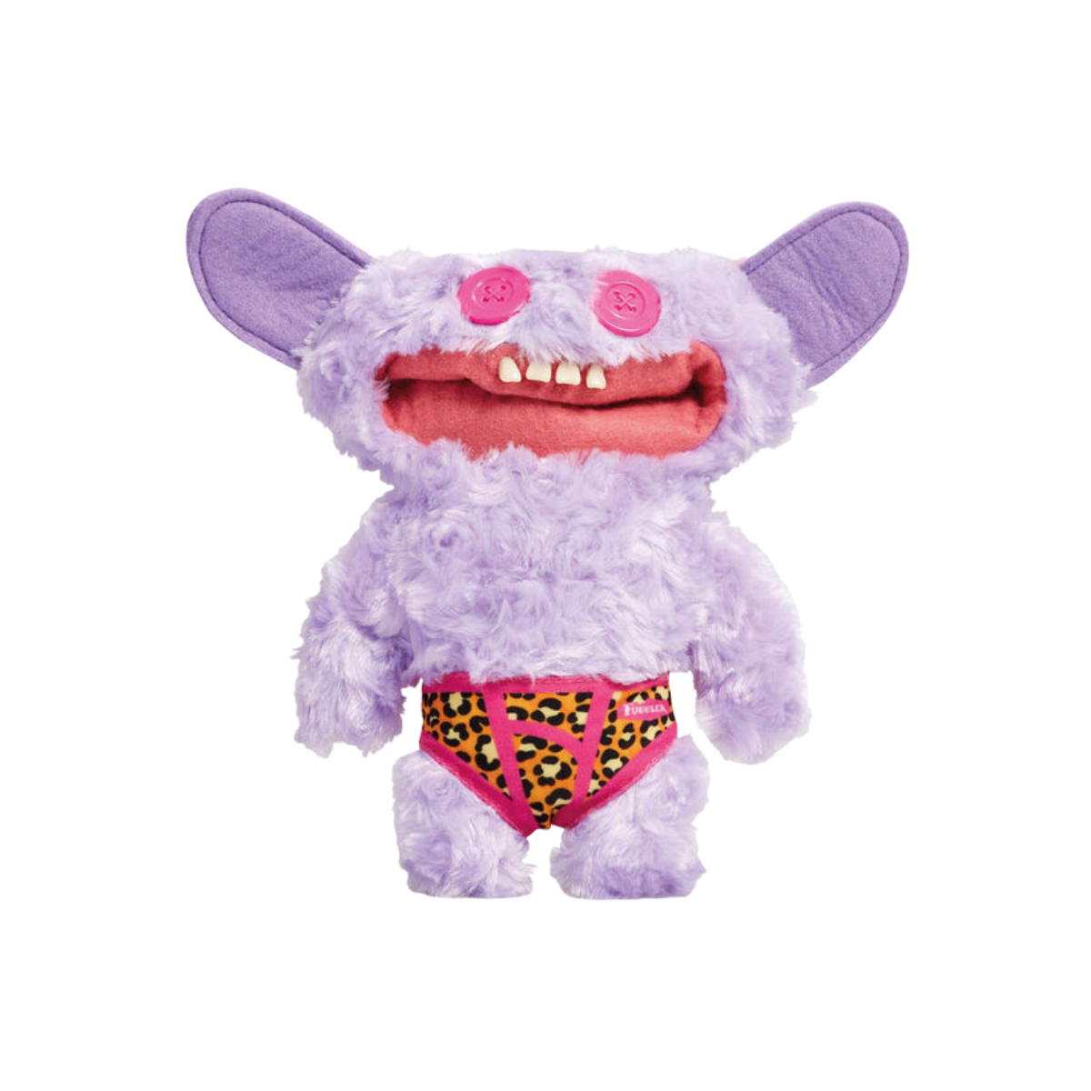 FUGGLER 9 INCH FUNNY UGLY MONSTER BUDGIE FUGGLER GRIN GRIN PURPLE