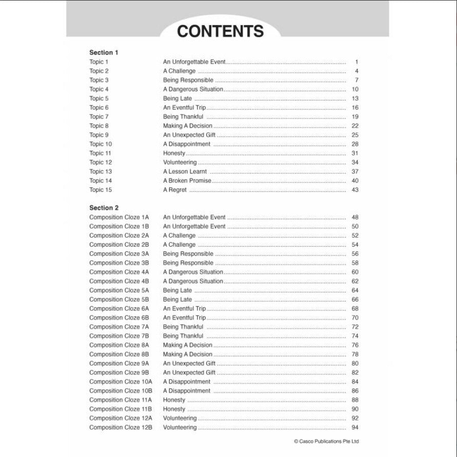 Score High in Composition Writing Primary 5/6 Book 2 – Popular Book ...