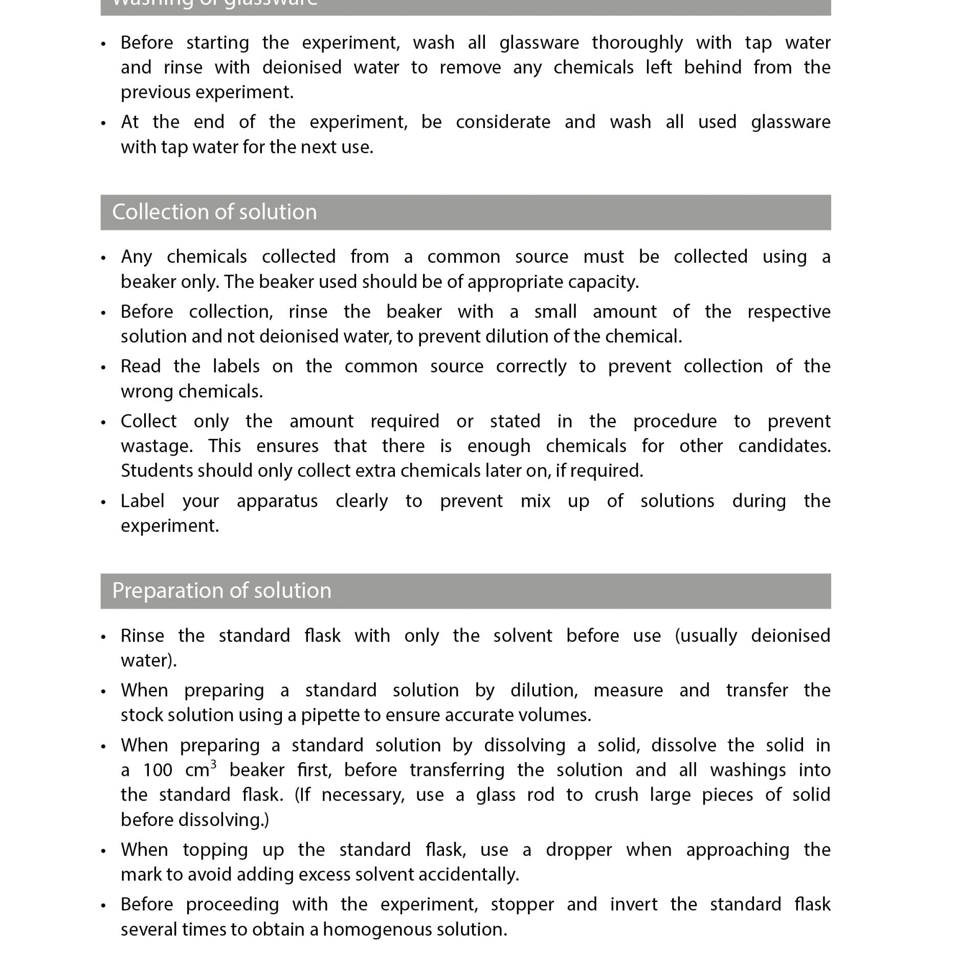 AL H2 Chemistry Practical Guide