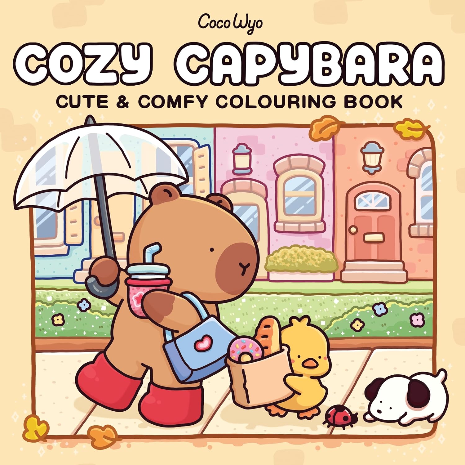 Cozy Capybara: A relaxing, comfy colouring book from the international Number One bestselling author (Coco Wyo) Paperback