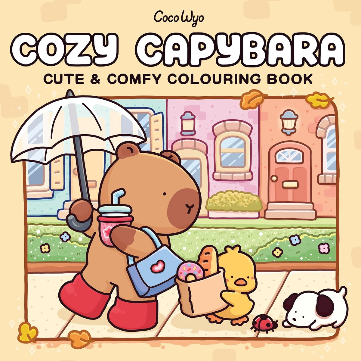 Cozy Capybara: A relaxing, comfy colouring book from the international Number One bestselling author (Coco Wyo) Paperback