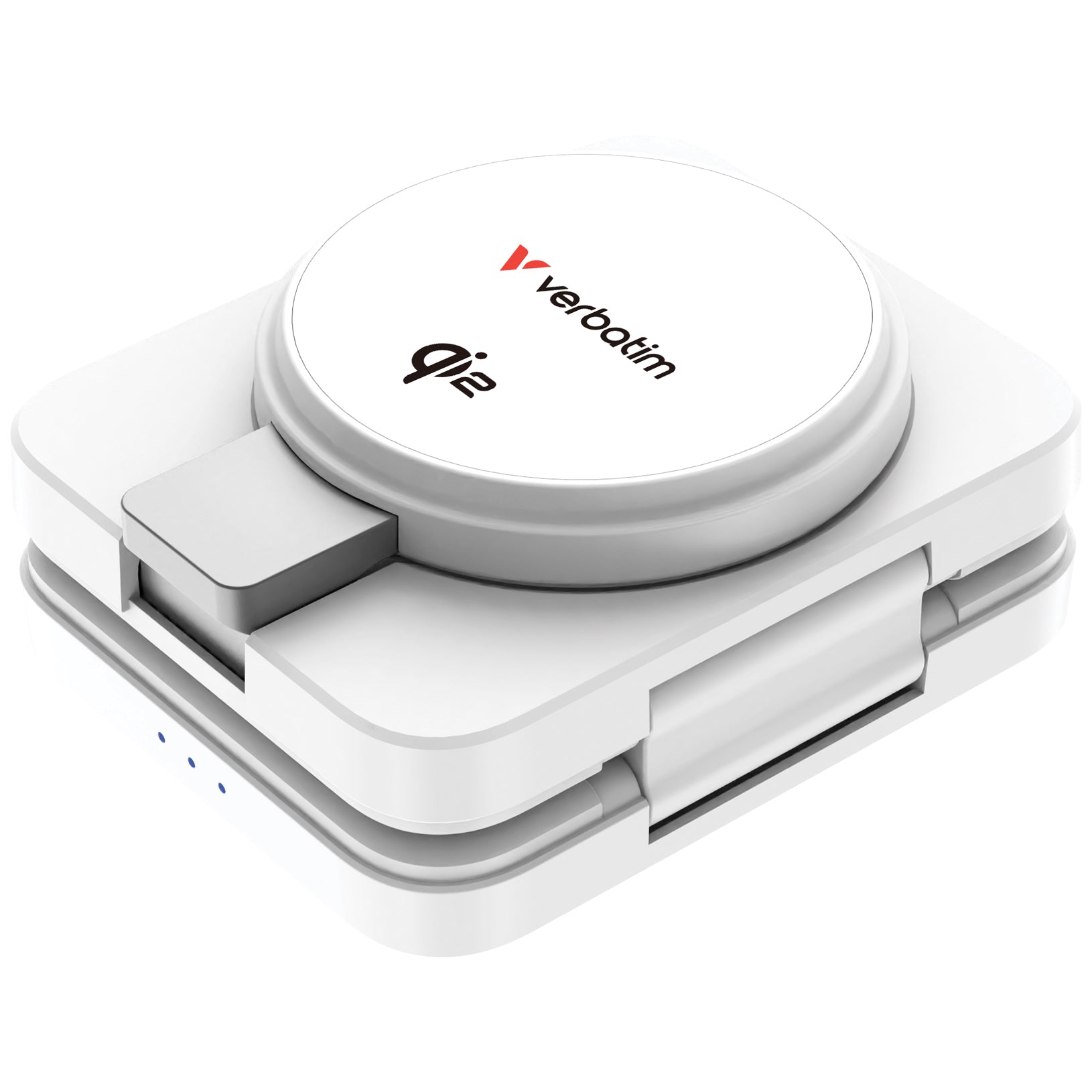 Verbatim 3-in-1 Qi2 Wireless Charger (WCDQi201) - White