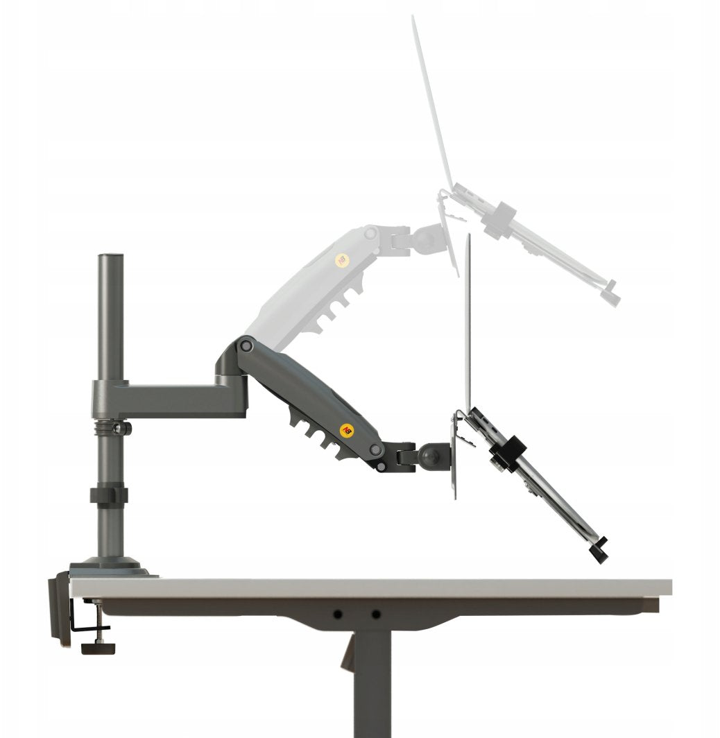 North Bayou H180-FP Monitor Arm - Grey