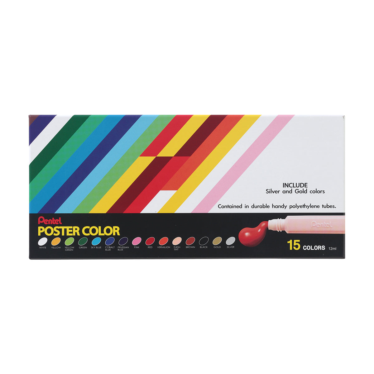 PENTEL Poster Colour 15 Colours
