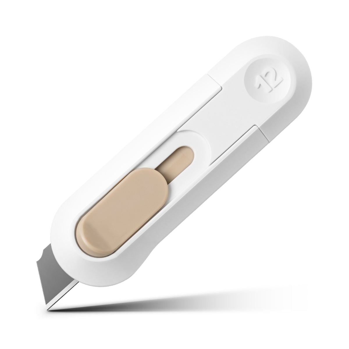 DELI NUSIGN MINI CUTTER 8*2.5CM WHITE NS065