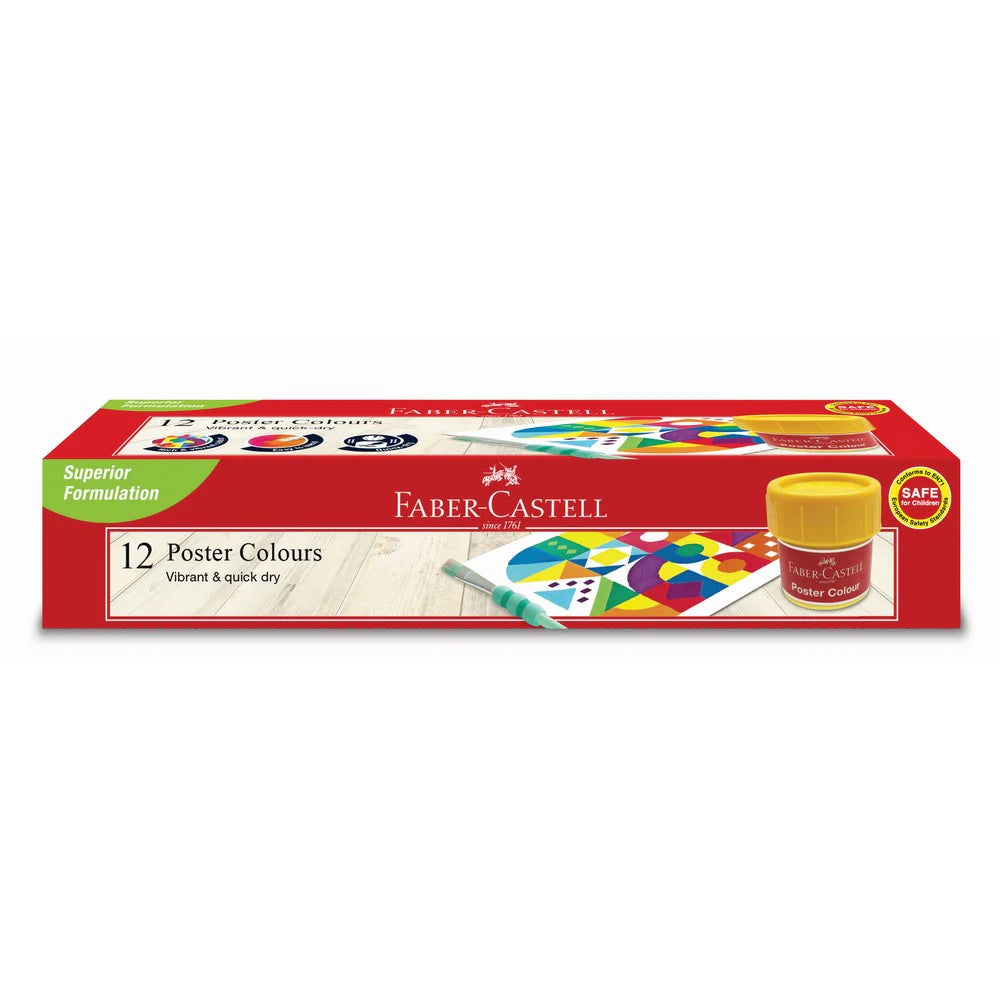 Faber-Castell Poster Colours 12 Colours-171013