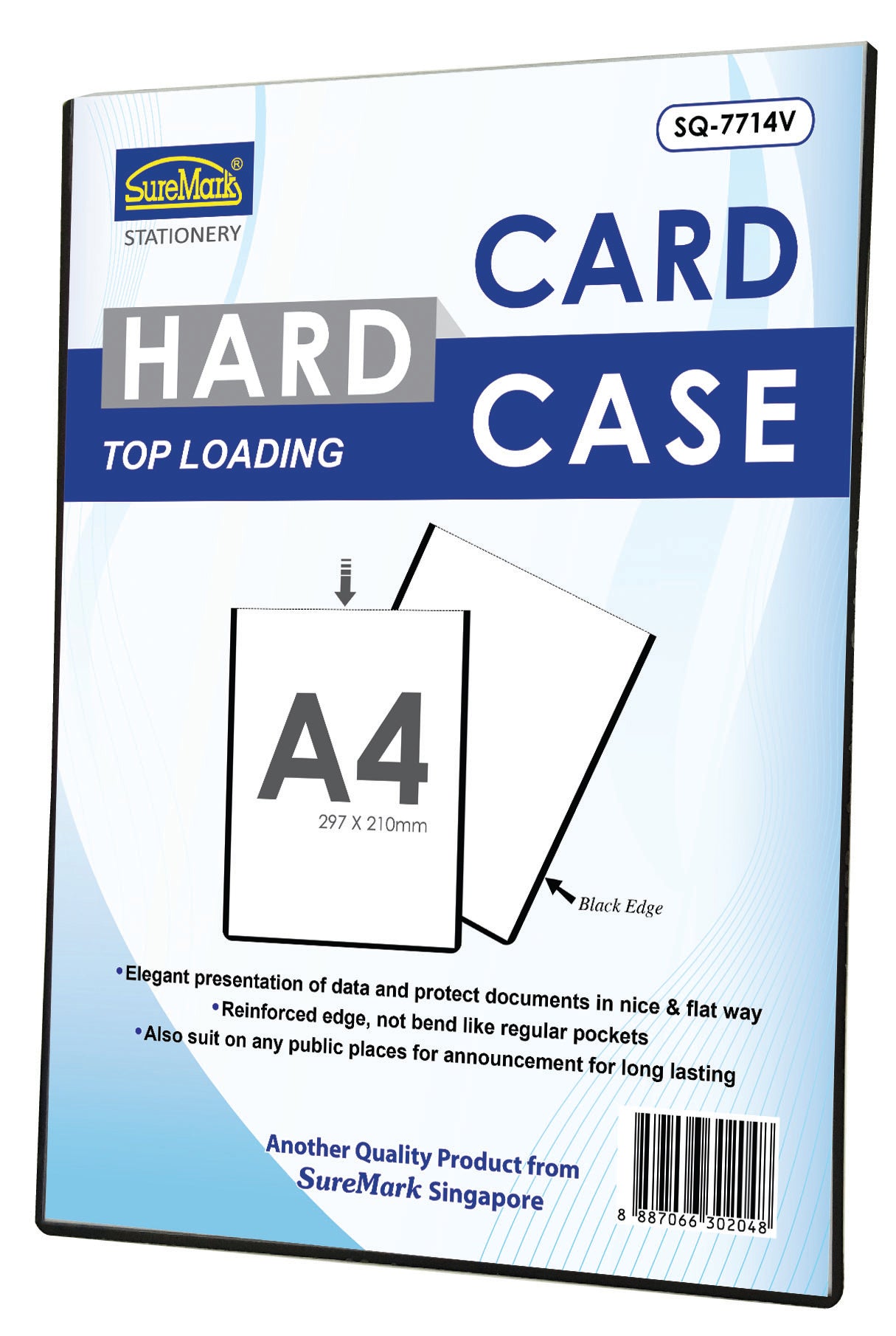 Hard Card Case W/black Edge