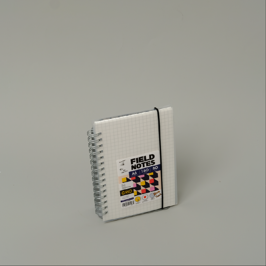 Hw Wire-o Pp Grid Notebook A6 80g 160pg