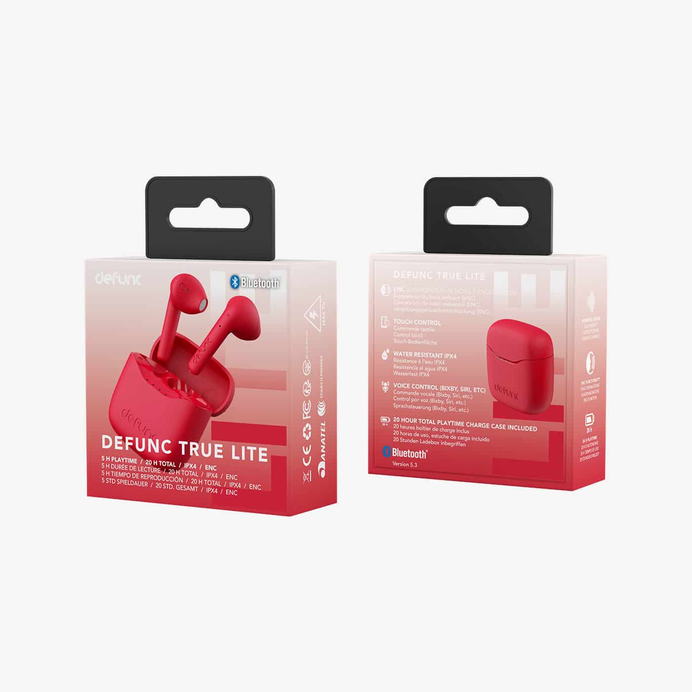 Defunc True Lite True Wireless - Red