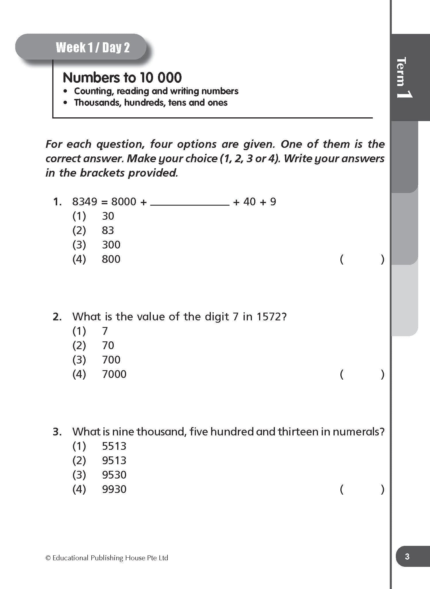 Primary 3 Daily Dose of Maths (3rd Edition)