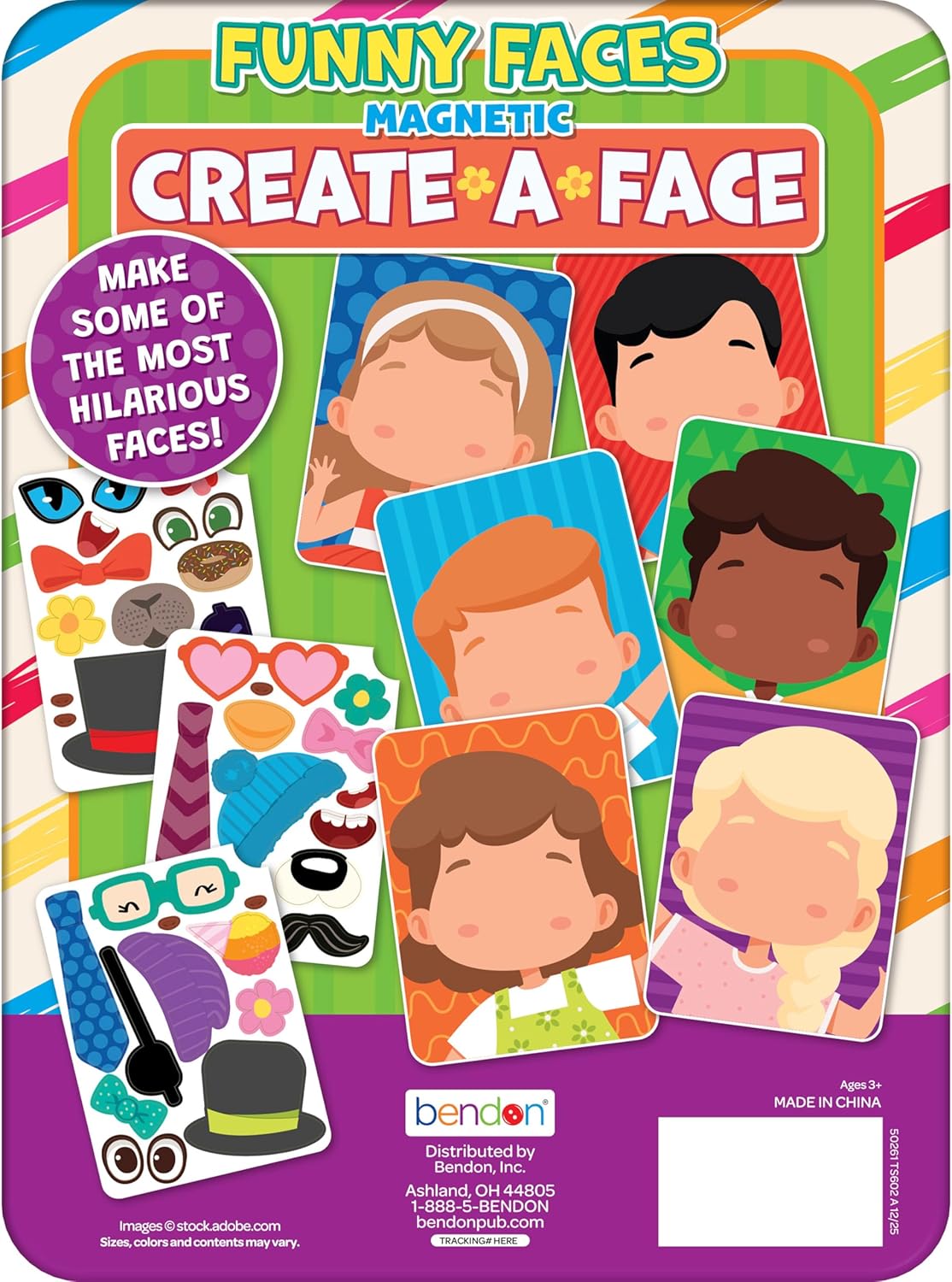 BENDON FUNNY FACES MAGNETIC CREATE A FACE
