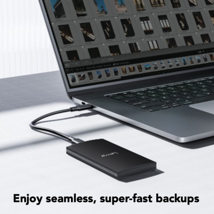 Lexar® SL300 1TB Portable SSD - Black